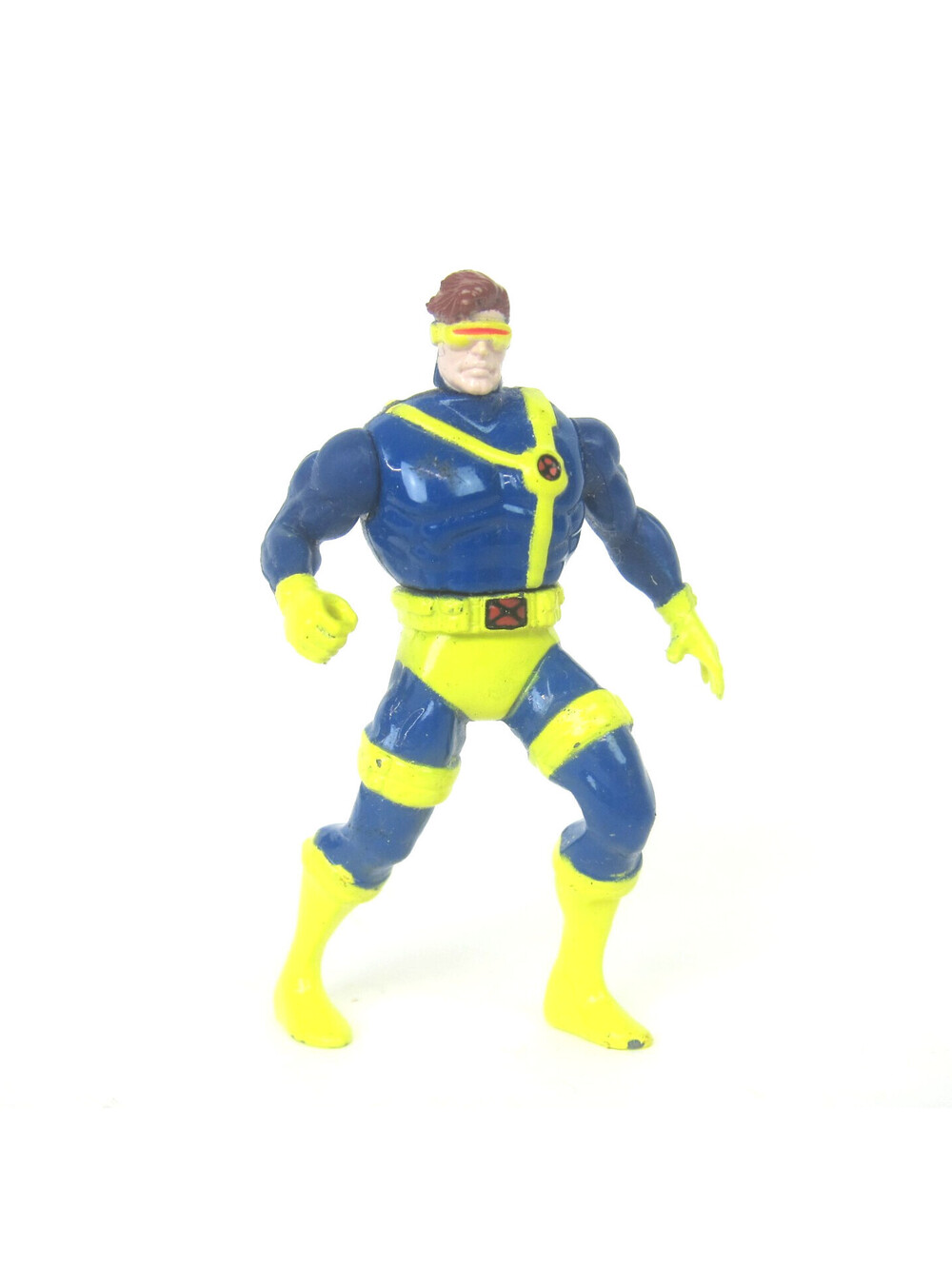 Vintage Marvel X-Men Cyclops Die-cast Action Figure Steel Mutants ToyBiz 1994